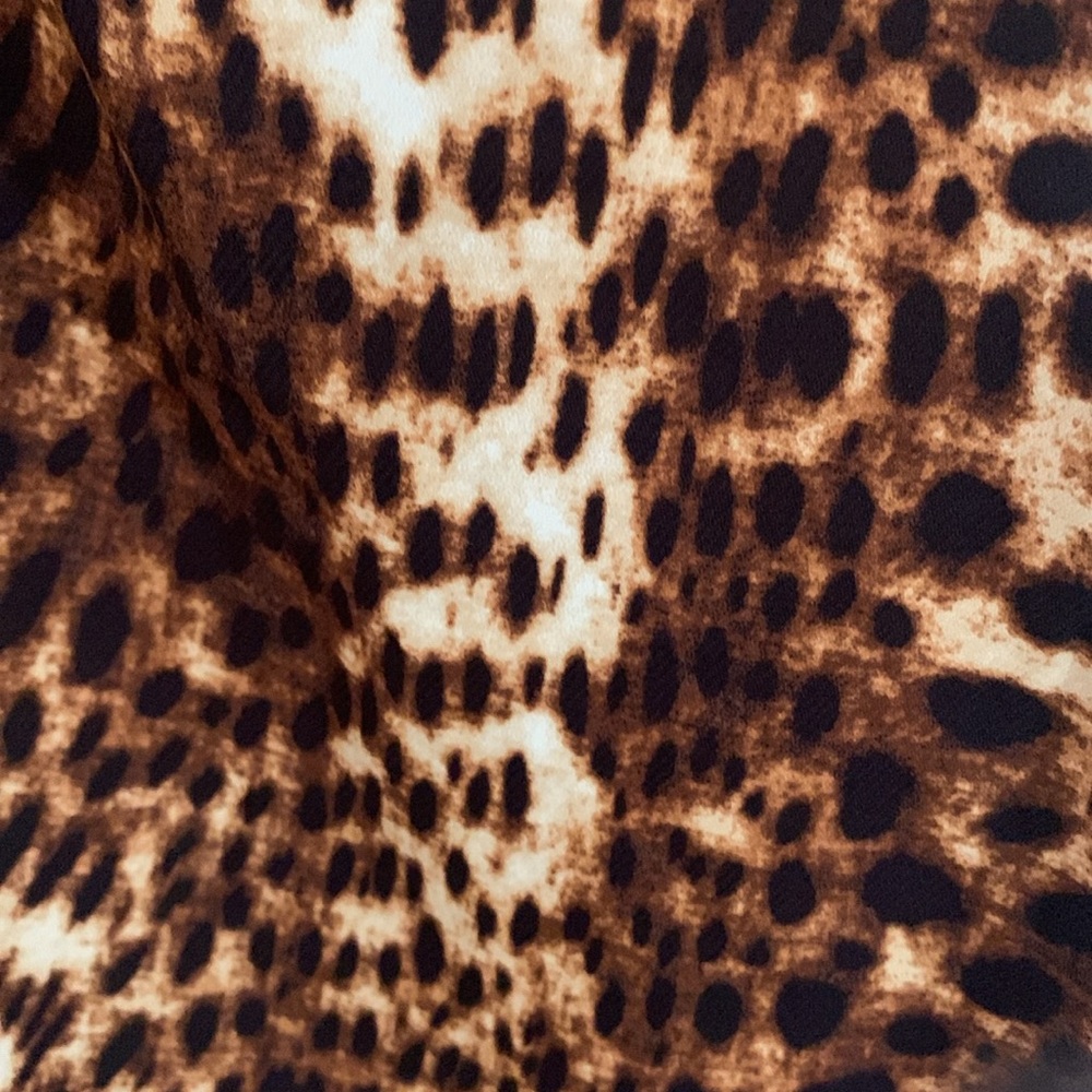 Worthington Cheetah Leopard Cross Front Tank NWT! - Picture 6 of 10